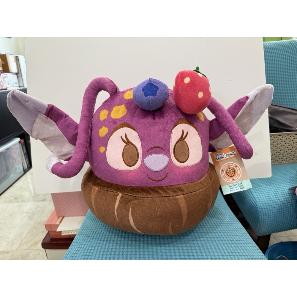 Munchling Disney Lilo & Stitch Angel Açai Bowl 14" Plush Fruity Finds